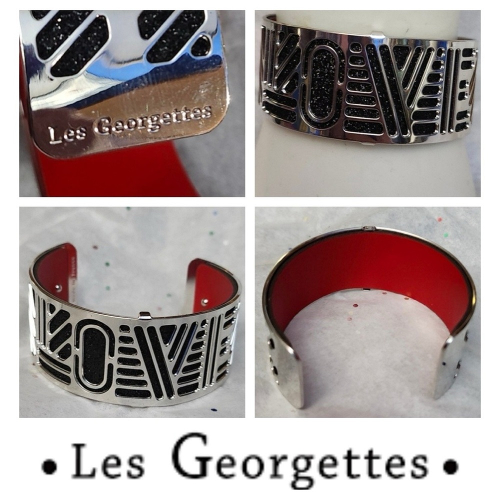 Love Stainless Steel Cuff Bracelet - Picture 2 of 11